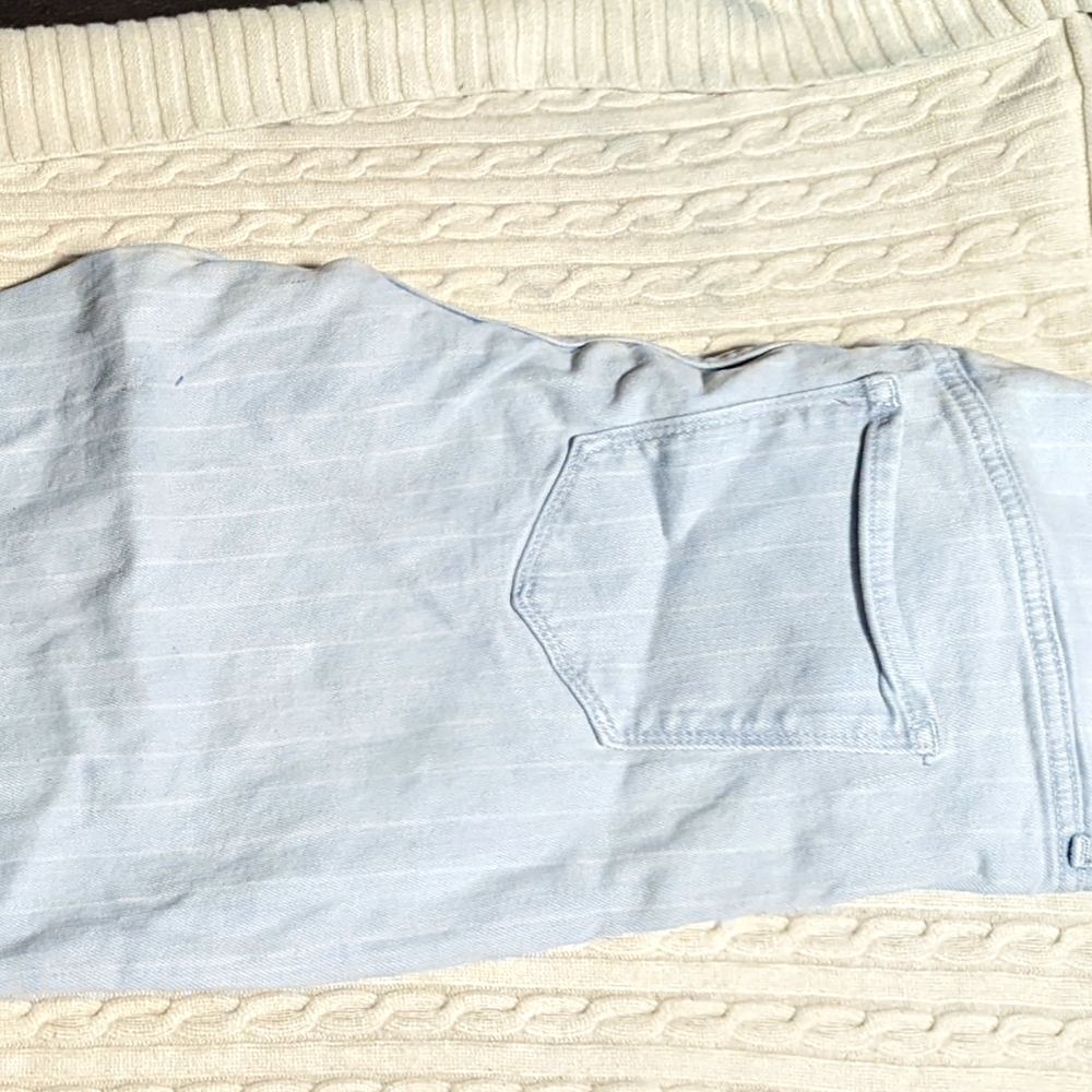 Old Navy striped jeans